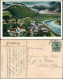 Ansichtskarte Königstein (Sächsische Schweiz) Totale - Gewitterstimmung 1907 - Koenigstein (Saechs. Schw.)