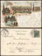 Ansichtskarte Litho AK Zittau Gruss Aus Totale, Weinau Uvm 1898 - Zittau
