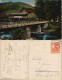 Ansichtskarte Treseburg Badebrücke Mit Hotel Forelle 1917 - Altri & Non Classificati