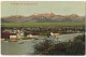 Ansichtskarte Rosenheim Panorama-Ansicht Mit Gebirgspanorama 1908 - Rosenheim