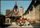 Rothenburg Ob Der Tauber Hufschmied Mit Pferd Vor Der Alten Schmiede 1978 - Rothenburg O. D. Tauber