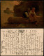 Ansichtskarte  Künstlerkarte Eine Frage - Gemäldekarte# 1919 - 1900-1949