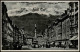 Ansichtskarte Innsbruck Maria Theresienstraße, Belebt - Straßenbahn 1935 - Innsbruck