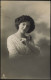 Ansichtskarte Leben - Frau Fotokunst Anmutig 1911  Gel. Stempel Colmar Elsaß - Personajes