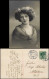 Menschen  Schöne Frau Blumenkranz Fotokunst 1911  Gel. Stempel Peitz - People