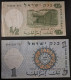 LOT 2 BILLETS : 1 & 1/2 LIRA 1958 ISRAEL / BANKNOTE - Israele