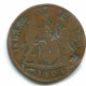 1 KEPING 1804 SUMATRA BRITISH EAST INDIES Copper Colonial Moneda #S11782.E.A - India