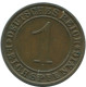 1 REICHSPFENNIG 1934 D ALEMANIA Moneda GERMANY #AE233.E.A - 1 Reichspfennig
