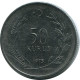 50 KURUSH 1975 TURQUIA TURKEY Moneda #AR037.E.A - Turquie