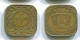 5 CENTS 1966 SURINAM NIEDERLANDE Nickel-Brass Koloniale Münze #S12825.D.A - Suriname 1975 - ...