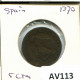 5 CENTIMOS 1870 ESPAÑA Moneda SPAIN #AV113.E.A - Other & Unclassified