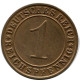 1 REICHSPFENNIG 1931 D GERMANY Coin #DB790.U.A - 1 Rentenpfennig & 1 Reichspfennig