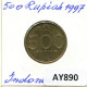 500 RUPIAH 1997 INDONÉSIE INDONESIA Pièce #AY890.F.A - Indonesië