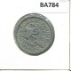 2 FRANCS 1943 FRANCIA FRANCE Moneda #BA784.E.A - 2 Francs