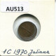 1 CENT 1970 NETHERLANDS Coin #AU513.U.A - 1948-1980: Juliana