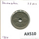 25 ORE 1924 DANEMARK DENMARK Münze Christian X #AX510.D.A - Denmark