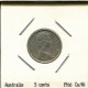 5 CENTS 1966 AUSTRALIEN AUSTRALIA Münze #AS258.D.A - 5 Cents