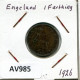 FARTHING 1926 UK GROßBRITANNIEN GREAT BRITAIN Münze #AV985.D.A - B. 1 Farthing