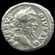SEPTIMIUS SEVERUS AR DENARIUS 193-211 AD ROMA SEATED #ANC12353.78.E.A - Die Severische Dynastie (193 / 235)