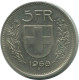 5 FRANC 1968 B SCHWEIZ SWITZERLAND Münze HELVETIA #AD991.2.D.A - Andere & Zonder Classificatie