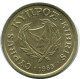 2 CENTS 1985 CHYPRE CYPRUS Pièce #AR948.F.A - Zypern