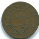 1 CENT 1857 INDIAS ORIENTALES DE LOS PAÍSES BAJOS INDONESIA Copper #S10043.E.A - Nederlands-Indië