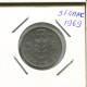 5 FRANCS 1969 DUTCH Text BELGIUM Coin #AR292.U.A - 5 Francs