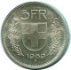 5 FRANCS 1969 SCHWEIZ SWITZERLAND Münze SILBER #AR972.D.A - Other & Unclassified