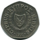 50 CENTS 1991 CHYPRE CYPRUS Pièce #AP305.F.A - Zypern