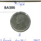 1 FRANC 1912 BELGIQUE BELGIUM Pièce DUTCH Text ARGENT #BA386.F.A - 1 Franc