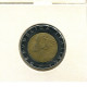 500 LIRE 1989 ITALY Coin BIMETALLIC #AT803.U.A - 500 Lire