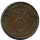 1 REICHSPFENNIG 1938 A DEUTSCHLAND Münze GERMANY #AX397.D.A - 1 Reichspfennig