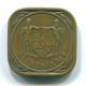 5 CENTS 1972 SURINAM NIEDERLANDE Nickel-Brass Koloniale Münze #S13051.D.A - Suriname 1975 - ...