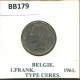 1 FRANC 1961 DUTCH Text BELGIUM Coin #BB179.U.A - 1 Franc