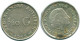 1/10 GULDEN 1963 NIEDERLÄNDISCHE ANTILLEN SILBER Koloniale Münze #NL12644.3.D.A - Antilles Néerlandaises