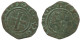 CRUSADER CROSS Authentic Original MEDIEVAL EUROPEAN Coin 0.8g/13mm #AC222.8.D.A - Autres – Europe