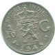 1/10 GULDEN 1945 S NETHERLANDS EAST INDIES SILVER Colonial Coin #NL14004.3.U.A - Niederländisch-Indien