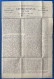 Ballon Monté FERDINAND FLOCON Gazette Des Absents N°1 N°37 20c Bleu Obl étoile 1 + Dateur Du 2 NOV 1870 Pour DOULLENS - Guerra De 1870