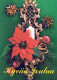 Feliz Año Navidad VELA Vintage Tarjeta Postal CPSM #PBA352.A - Nouvel An