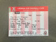 Lincoln City V Alfreton Town 2013-14 Match Ticket - Biglietti D'ingresso