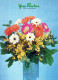 FLOWERS Vintage Postcard CPSM #PAR290.GB - Fleurs