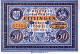 50 PFENNIG 1921 Stadt ETTLINGEN Baden UNC DEUTSCHLAND Notgeld Banknote #PB367 - [11] Emissions Locales