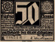 50 PFENNIG 1921 Stadt ERFURT Saxony UNC DEUTSCHLAND Notgeld Banknote #PB281 - [11] Emissions Locales