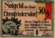 50 PFENNIG 1921 Stadt EHRENFRIEDERSDORF Saxony UNC DEUTSCHLAND Notgeld #PB055 - [11] Local Banknote Issues