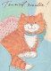 GATO GATITO Animales Vintage Tarjeta Postal CPSM #PAM152.ES - Katten