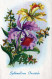 FLOWERS Vintage Postcard CPA #PKE594.GB - Fleurs