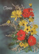 FLOWERS Vintage Postcard CPSM #PBZ239.GB - Blumen