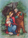 Virgen Mary Madonna Baby JESUS Christmas Religion Vintage Postcard CPSM #PBB937.GB - Virgen Mary & Madonnas