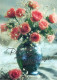 FLEURS Vintage Carte Postale CPSM #PAR773.FR - Blumen