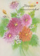 FLEURS Vintage Carte Postale CPSM #PAR292.FR - Blumen